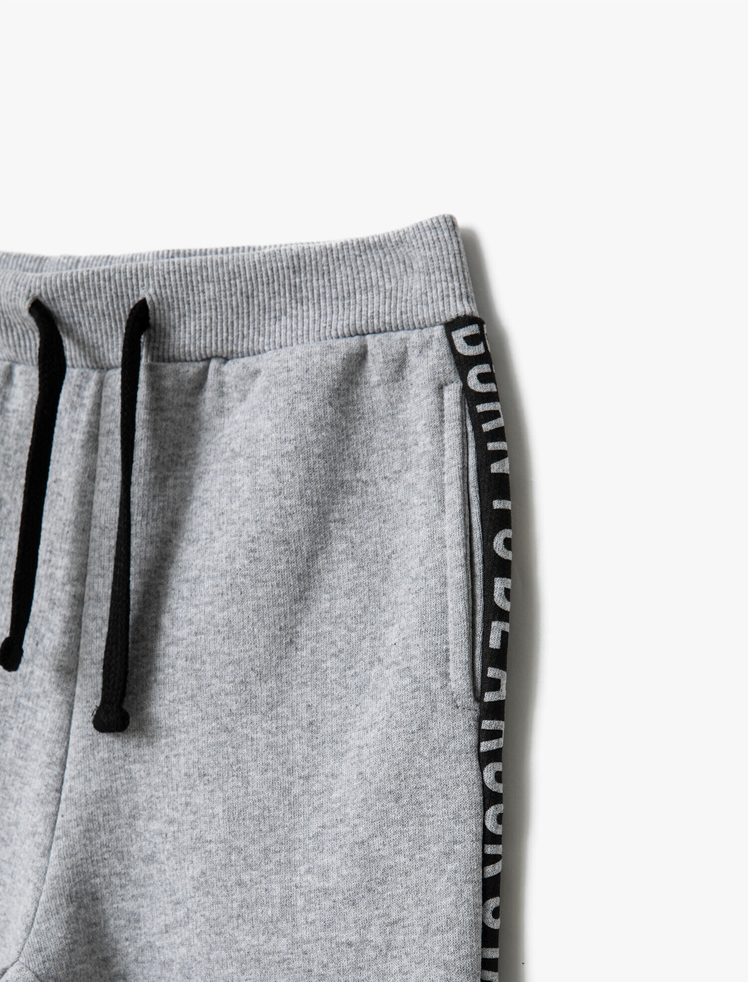  Erkek Çocuk Şeritli Jogger Eşofman Altı Beli Ayarlanabilir Pamuklu