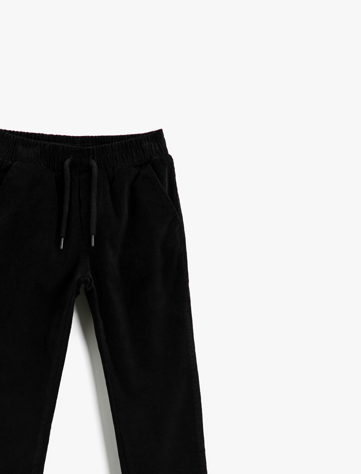 Erkek Çocuk Kadife Pantolon Beli Bağlamalı Cepli Pamuklu