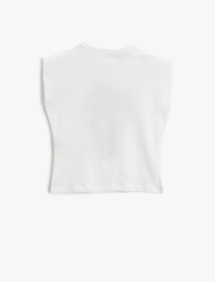 Kız Çocuk Space Jam  Tişört Lisanslı Baskılı Pamuklu