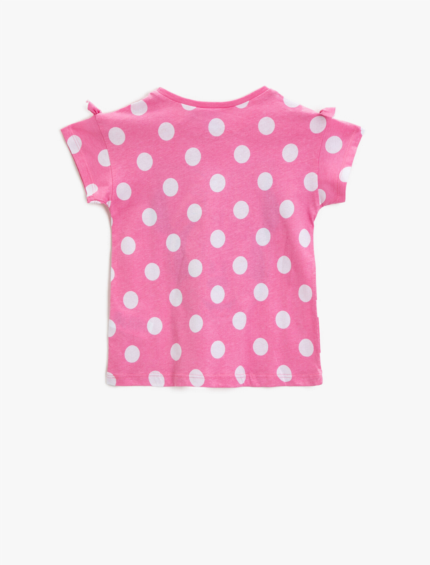  Kız Çocuk Mickey Mouse Tişört Baskılı Lisanslı Pamuklu