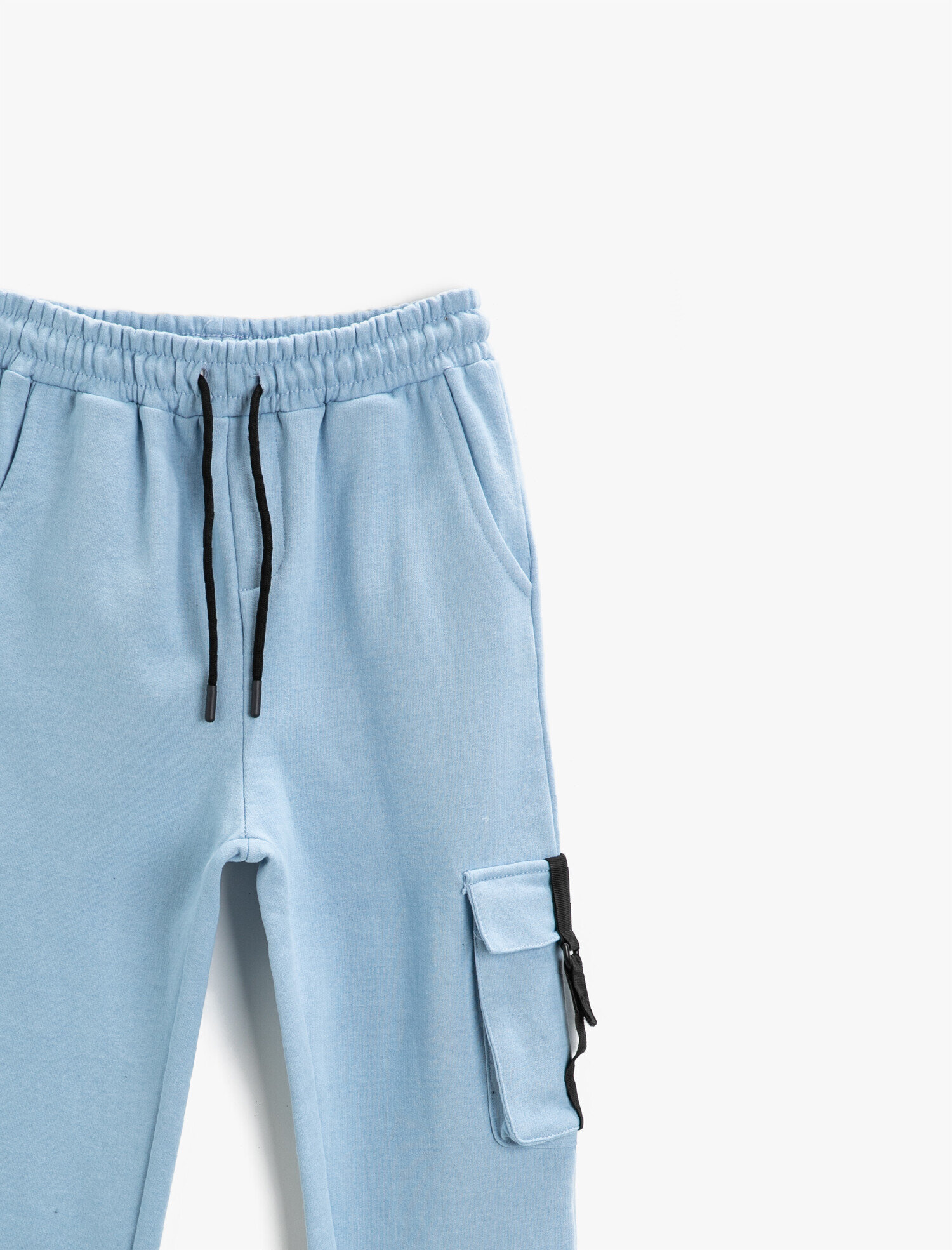 Erkek Çocuk Cep Detaylı Jogger Eşofman Altı Beli Bağlamalı