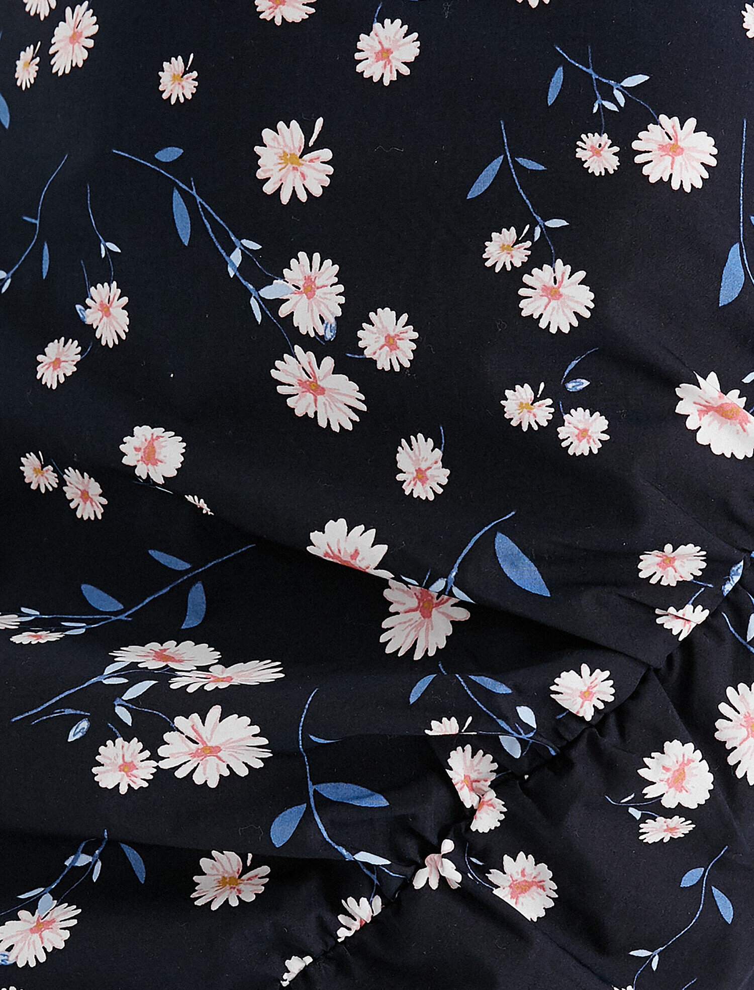   Pamuklu Çiçek Baskılı Etek