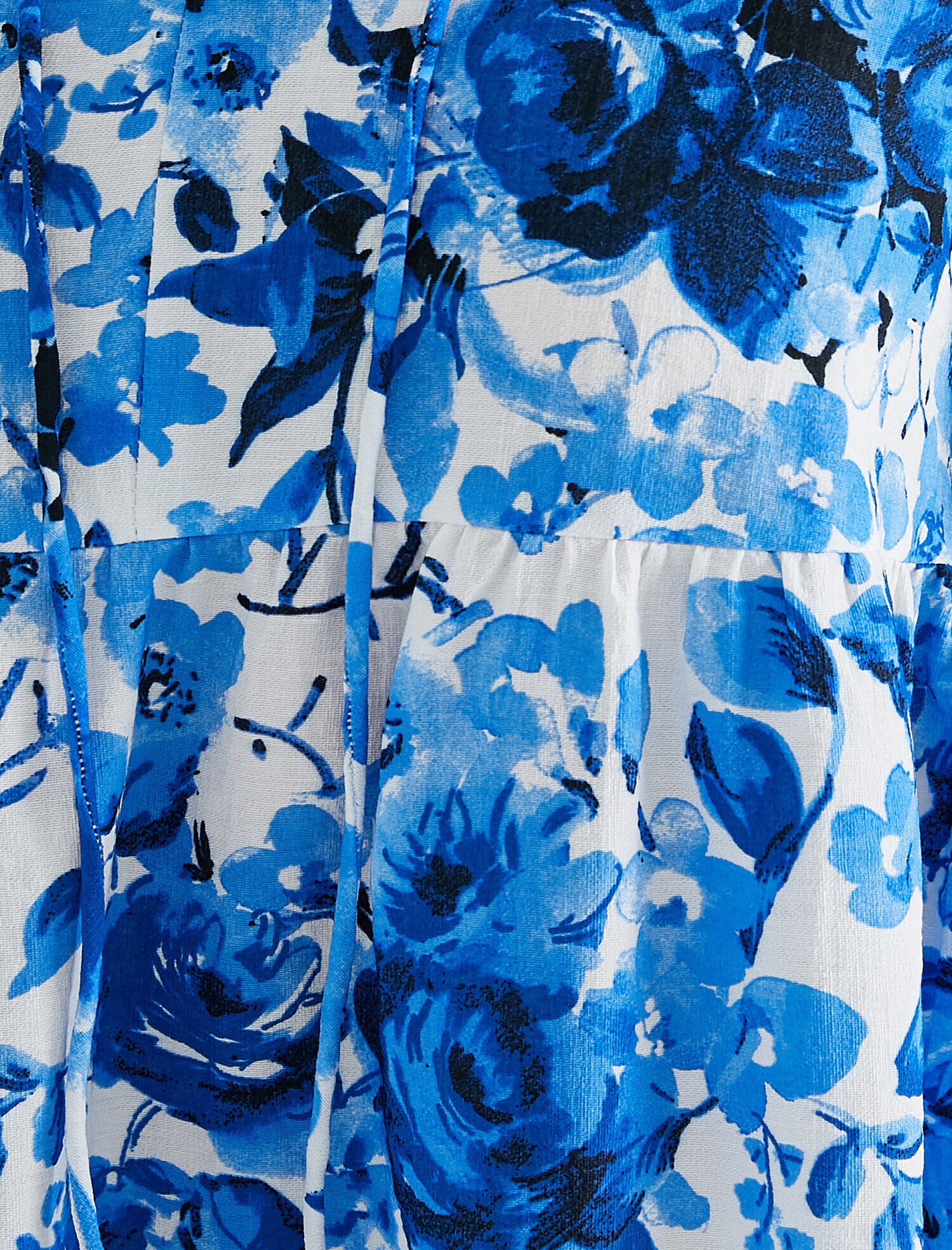   Çiçekli Yazlık Elbise Kısa Kollu