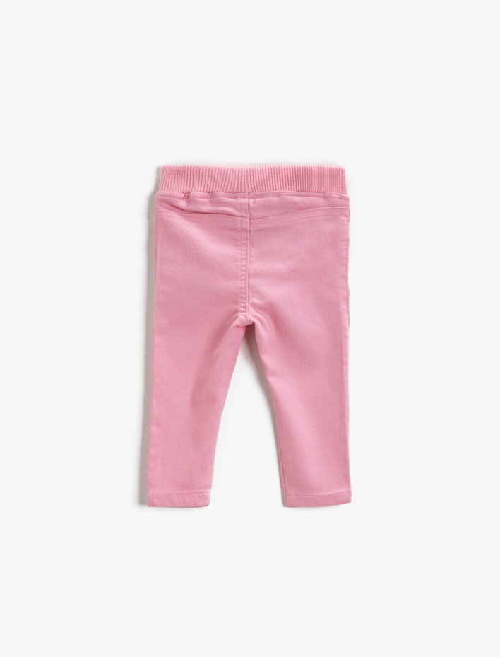 Kız Bebek Pamuklu Pantolon