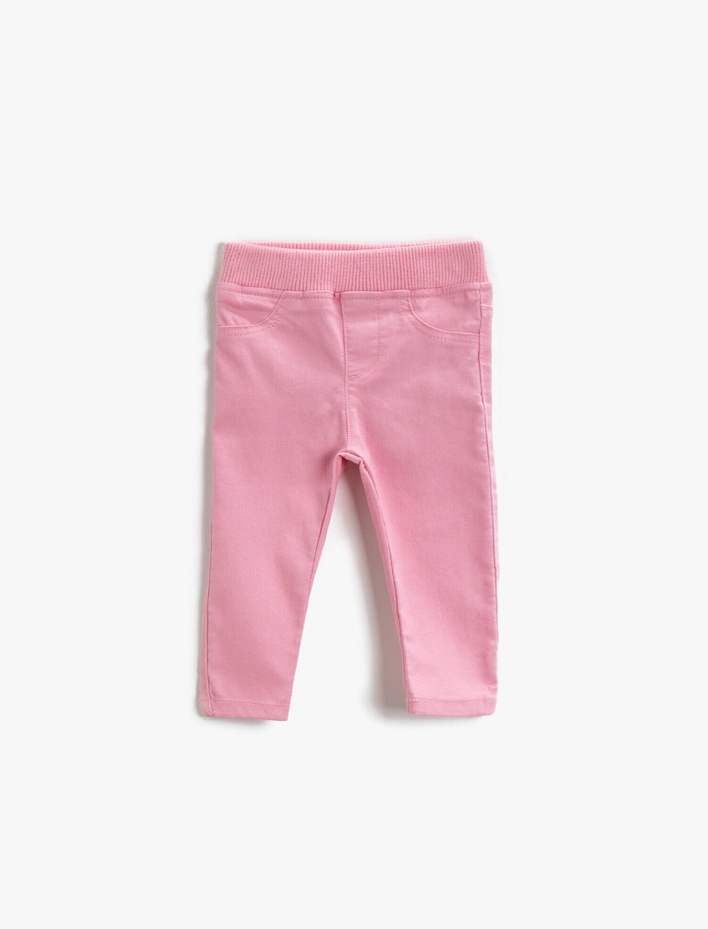 Kız Bebek Pamuklu Pantolon