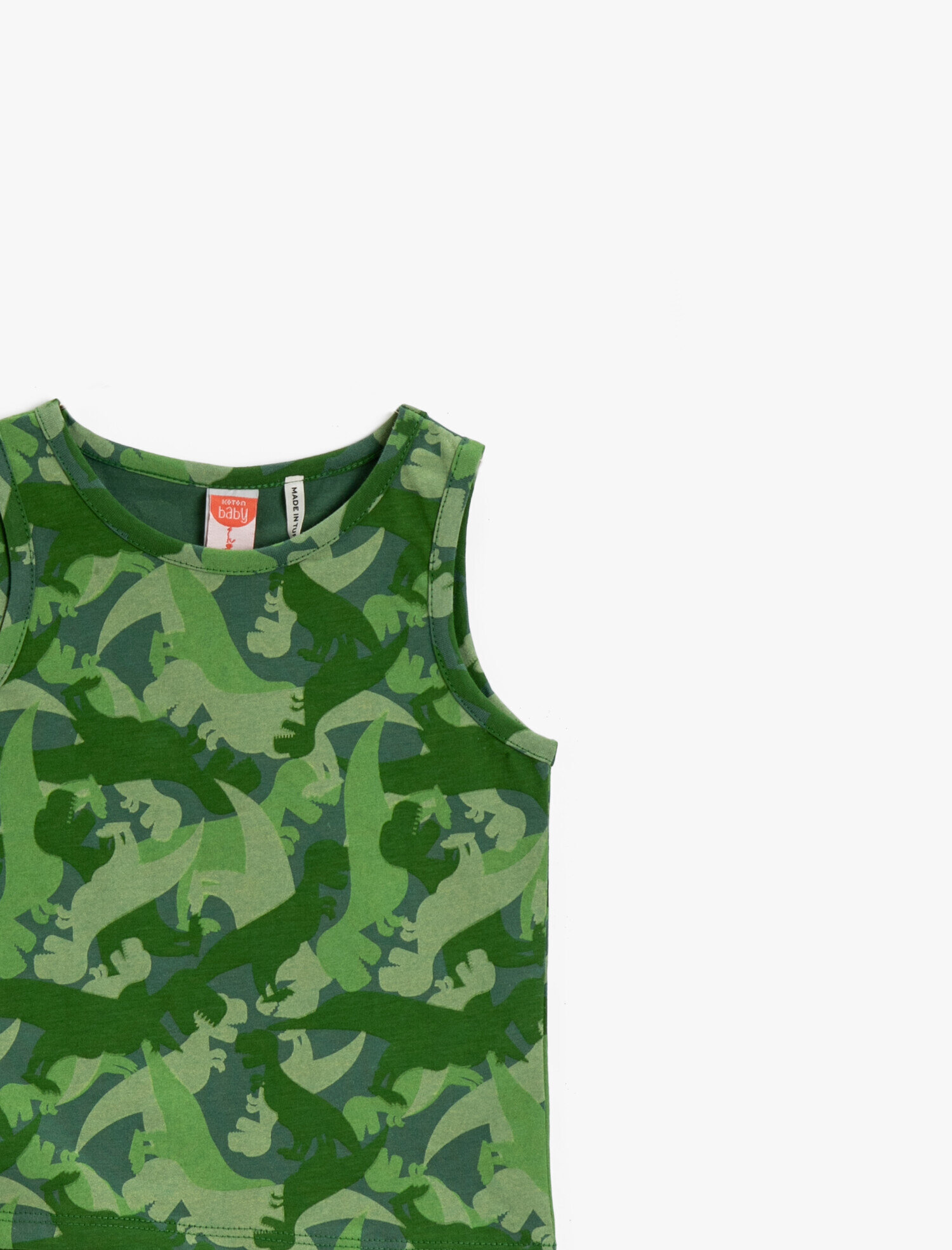  Erkek Bebek Baskılı Atlet Pamuklu