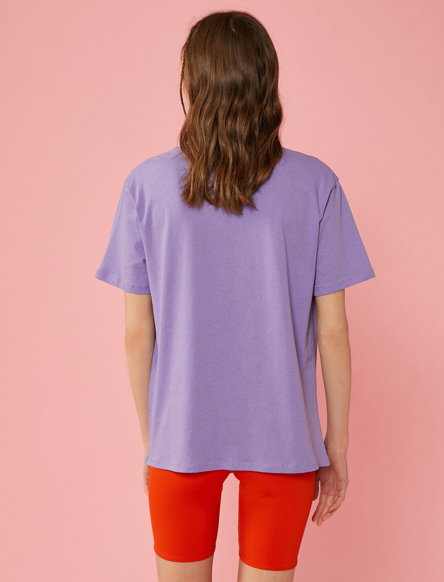   Yazılı Baskılı Tişört Bisiklet Yaka