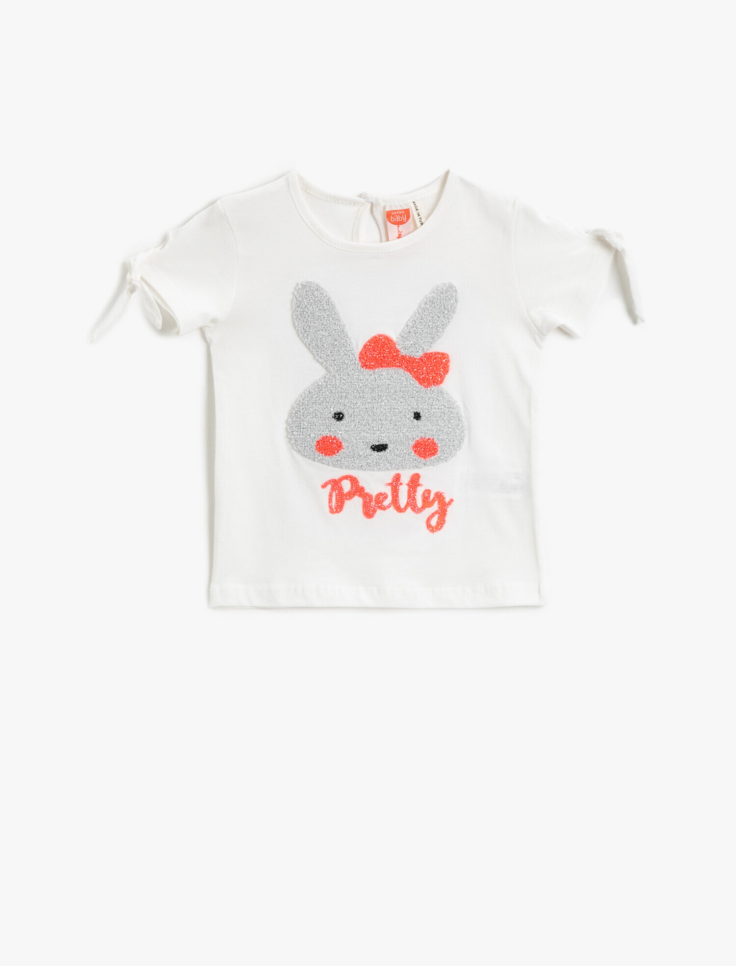  Kız Bebek Baskılı Tişört Pamuklu