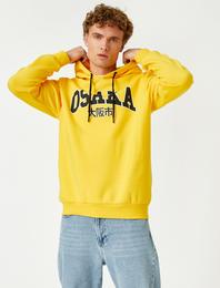 Osaka Baskılı Kapüşonlu Sweatshirt