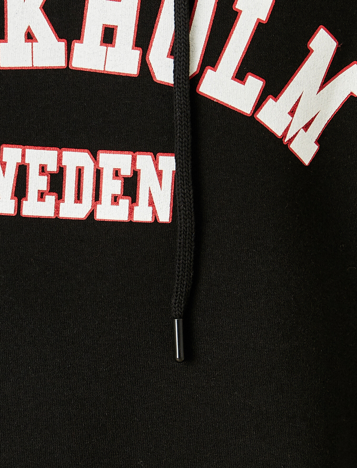   Stockholm Baskılı Kapüşonlu Sweatshirt