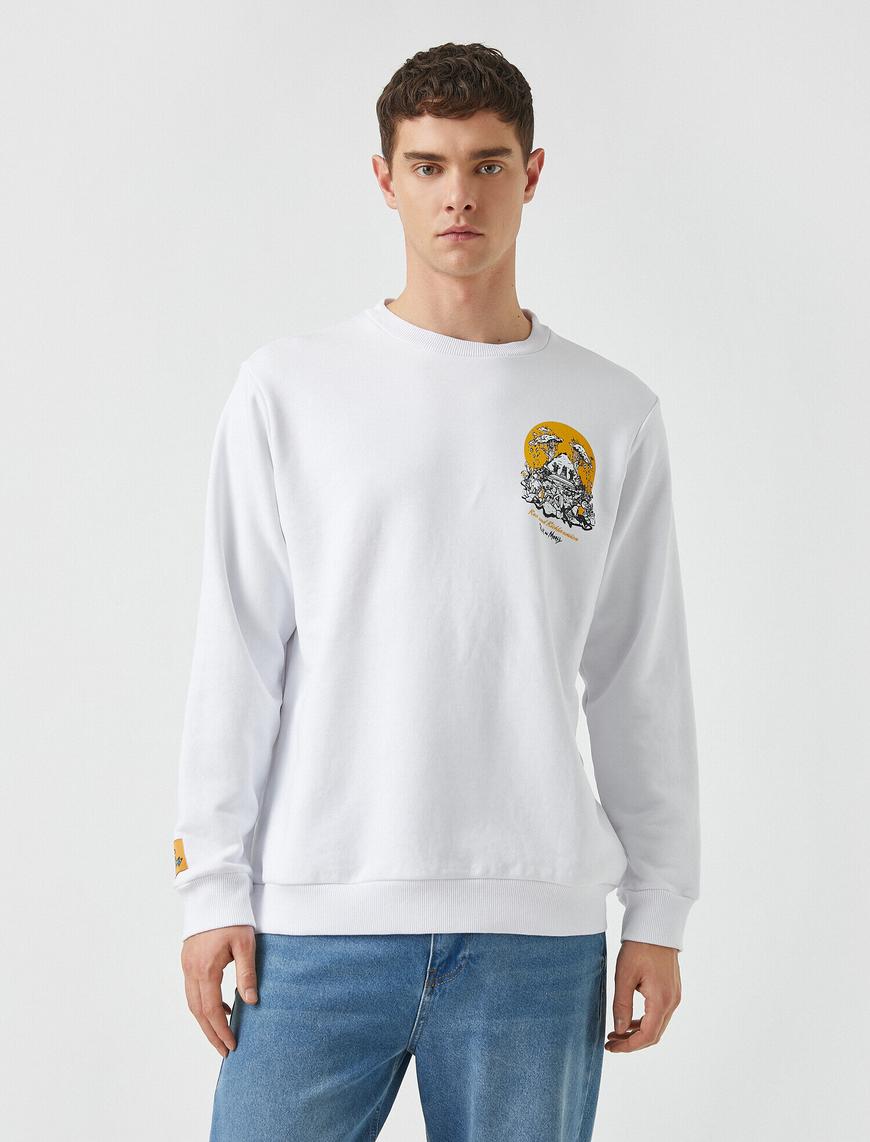   Rick and Morty Sweatshirt Lisanslı Baskılı