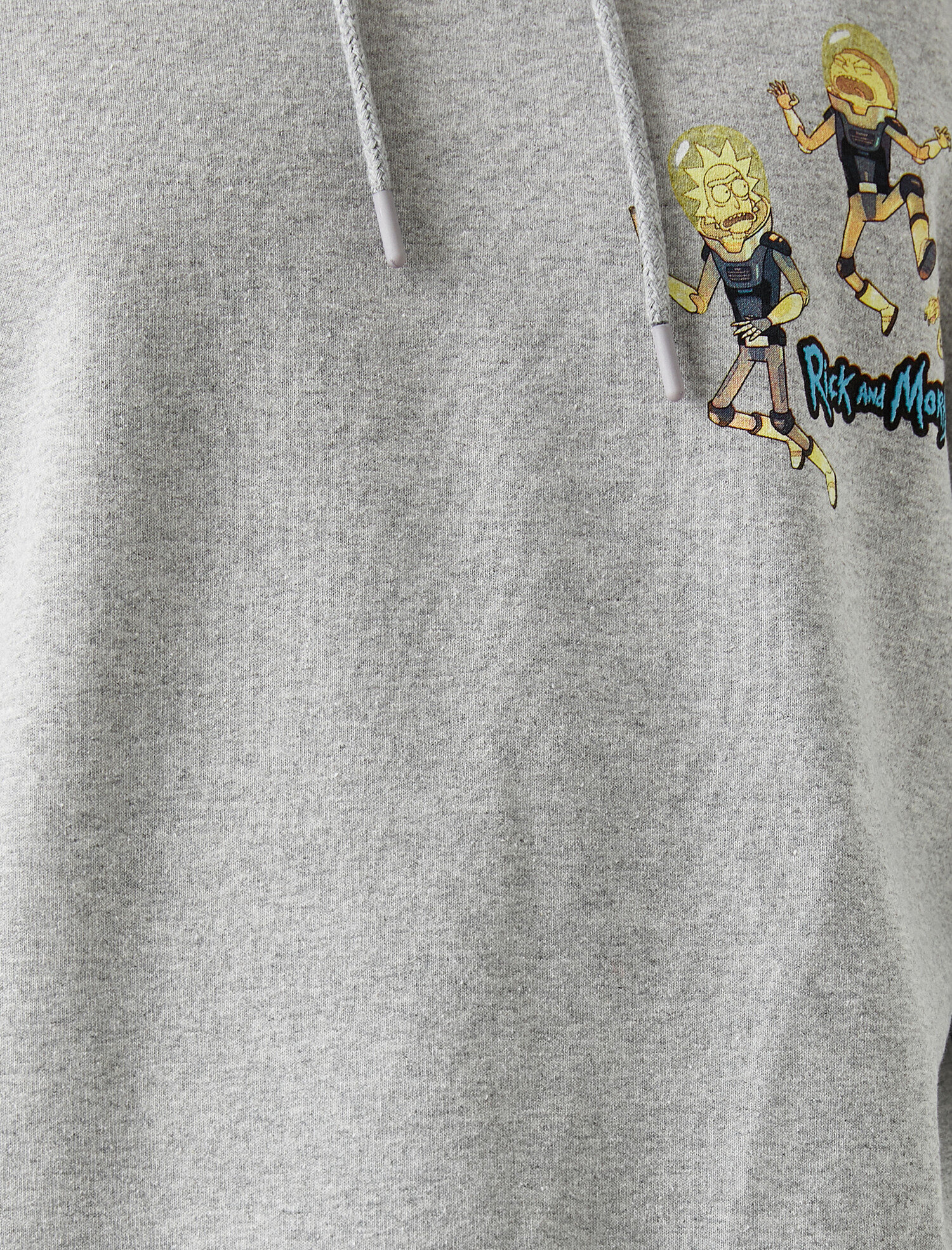   Rick and Morty Oversize Kapşonlu Sweatshirt Lisanslı Baskılı