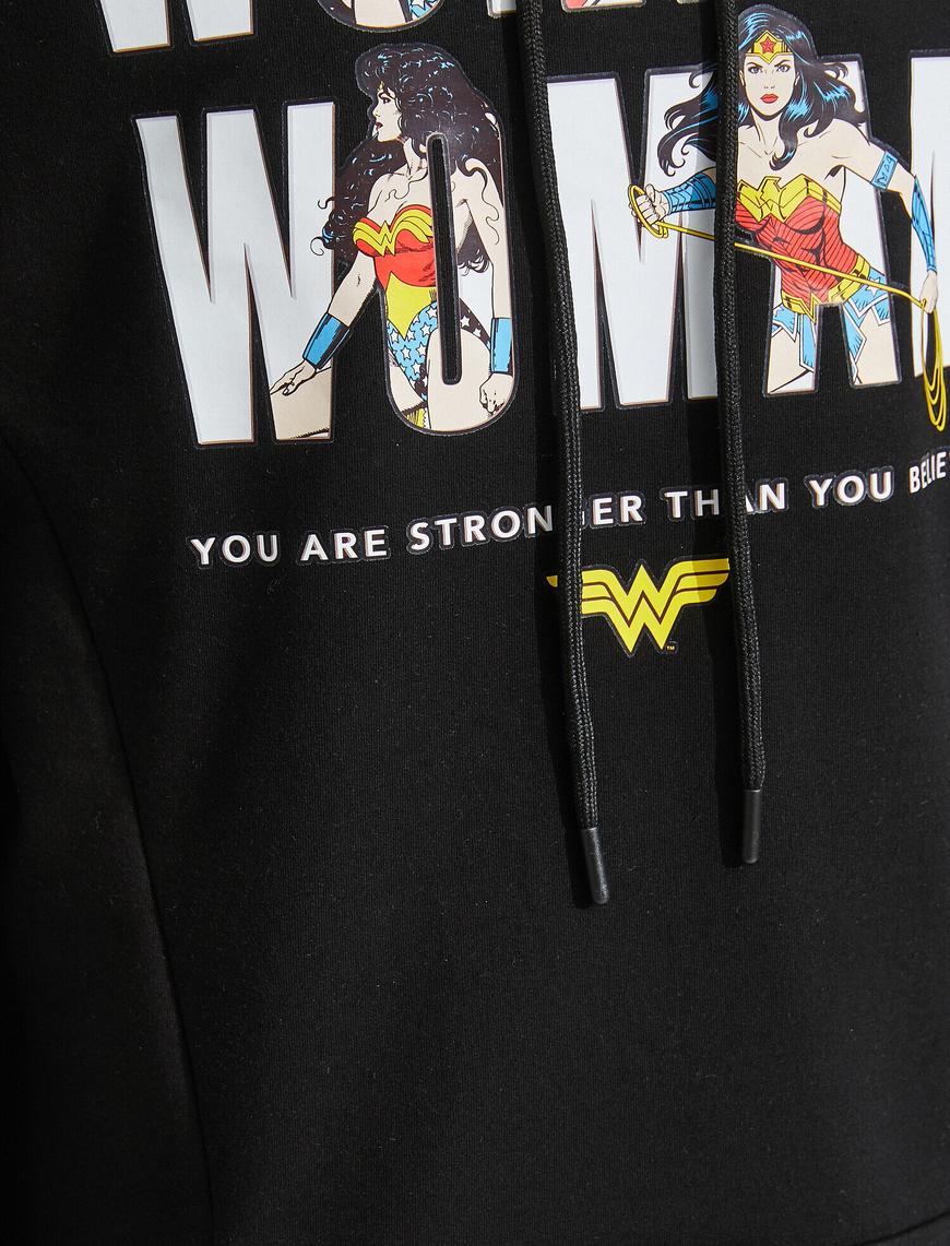   Warner Bros Lisanslı Baskılı Kapüşonlu Sweatshirt