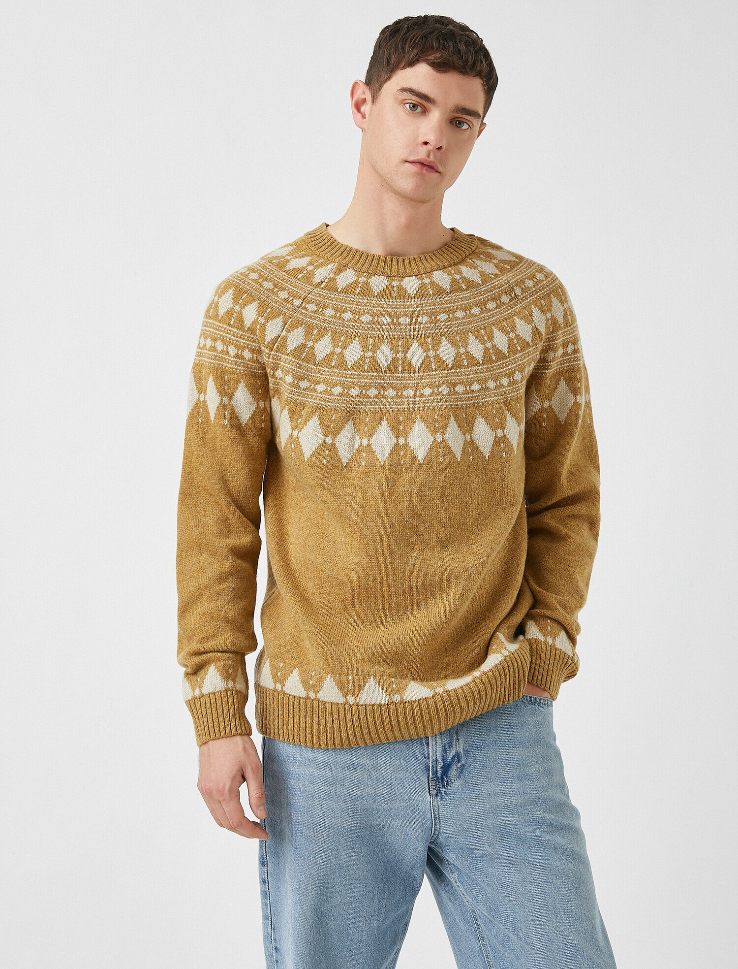 Reglan Kol Jakarlı Kazak