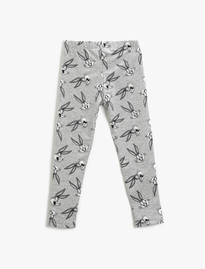 Kız Çocuk Bugs Bunny Lisanslı Baskılı Tayt