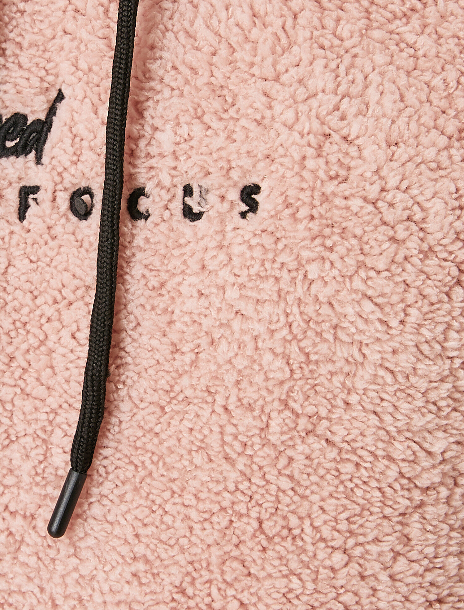   Peluş İşlemeli Kapüşonlu Sweatshirt