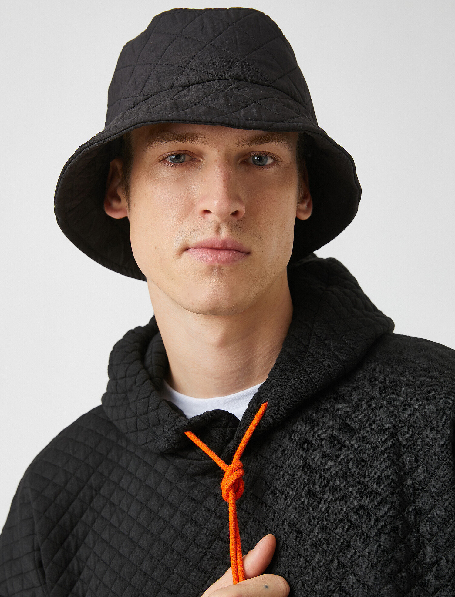   Kapitone Kapşonlu Sweatshirt