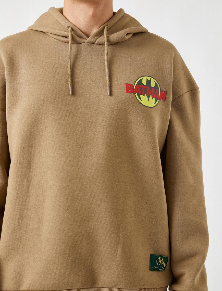   Batman Kapüşonlu Sweatshirt Lisanslı Baskılı