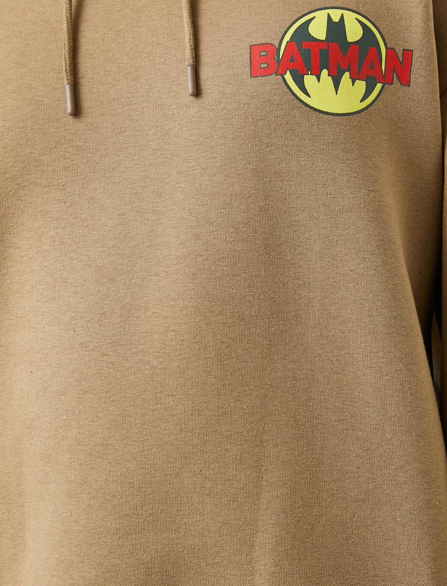   Batman Kapüşonlu Sweatshirt Lisanslı Baskılı