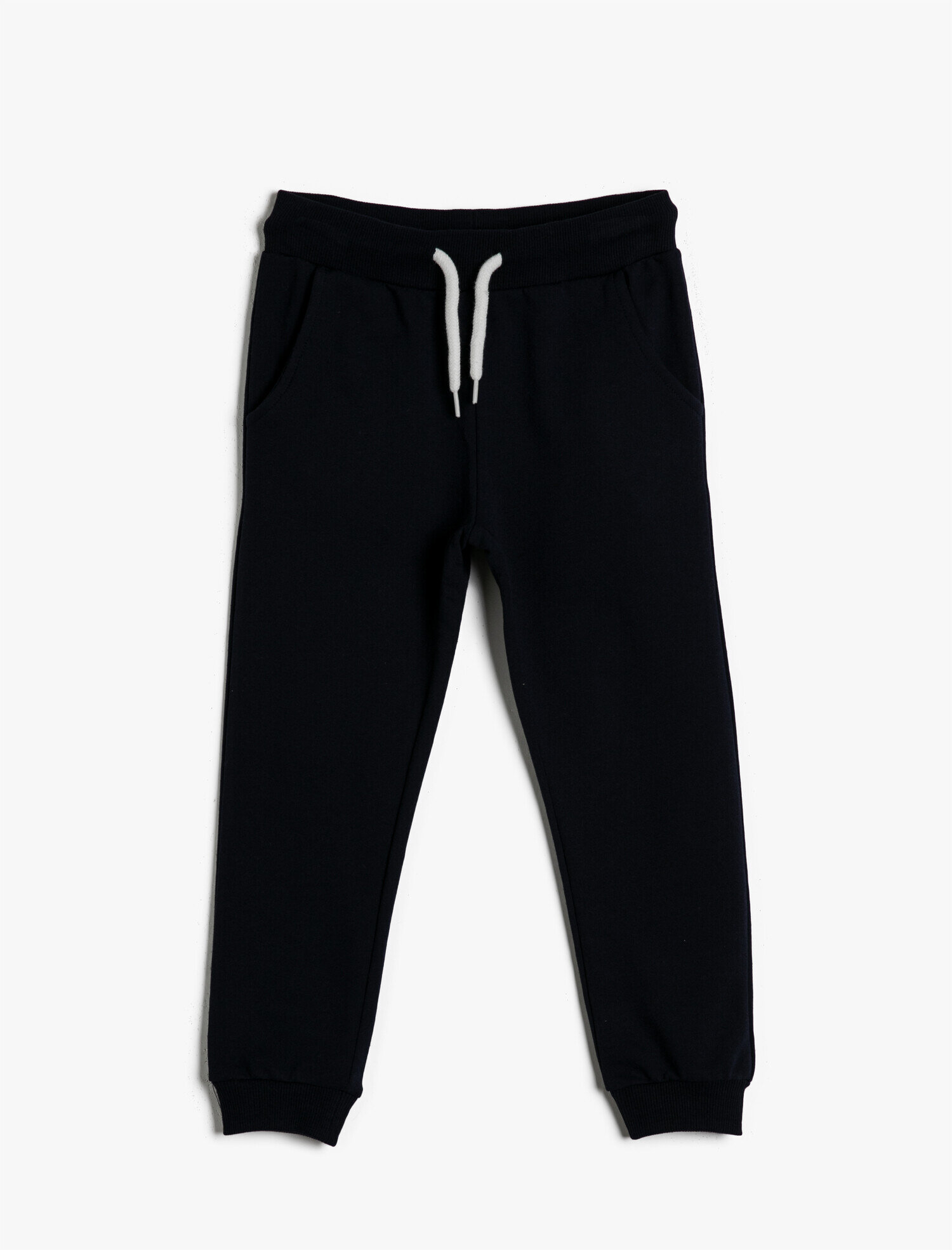  Kız Çocuk Beli Bağlamalı Jogger Eşofman Altı Pamuklu