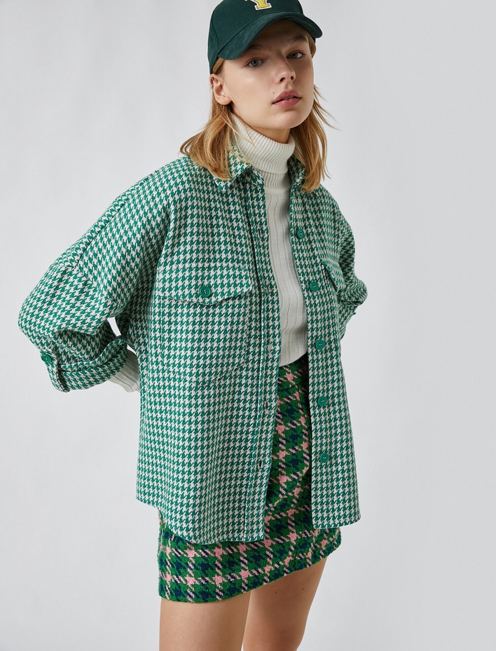  Kareli Gömlek Uzun kollu