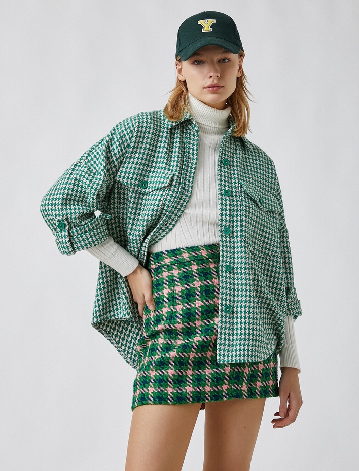  Kareli Gömlek Uzun kollu