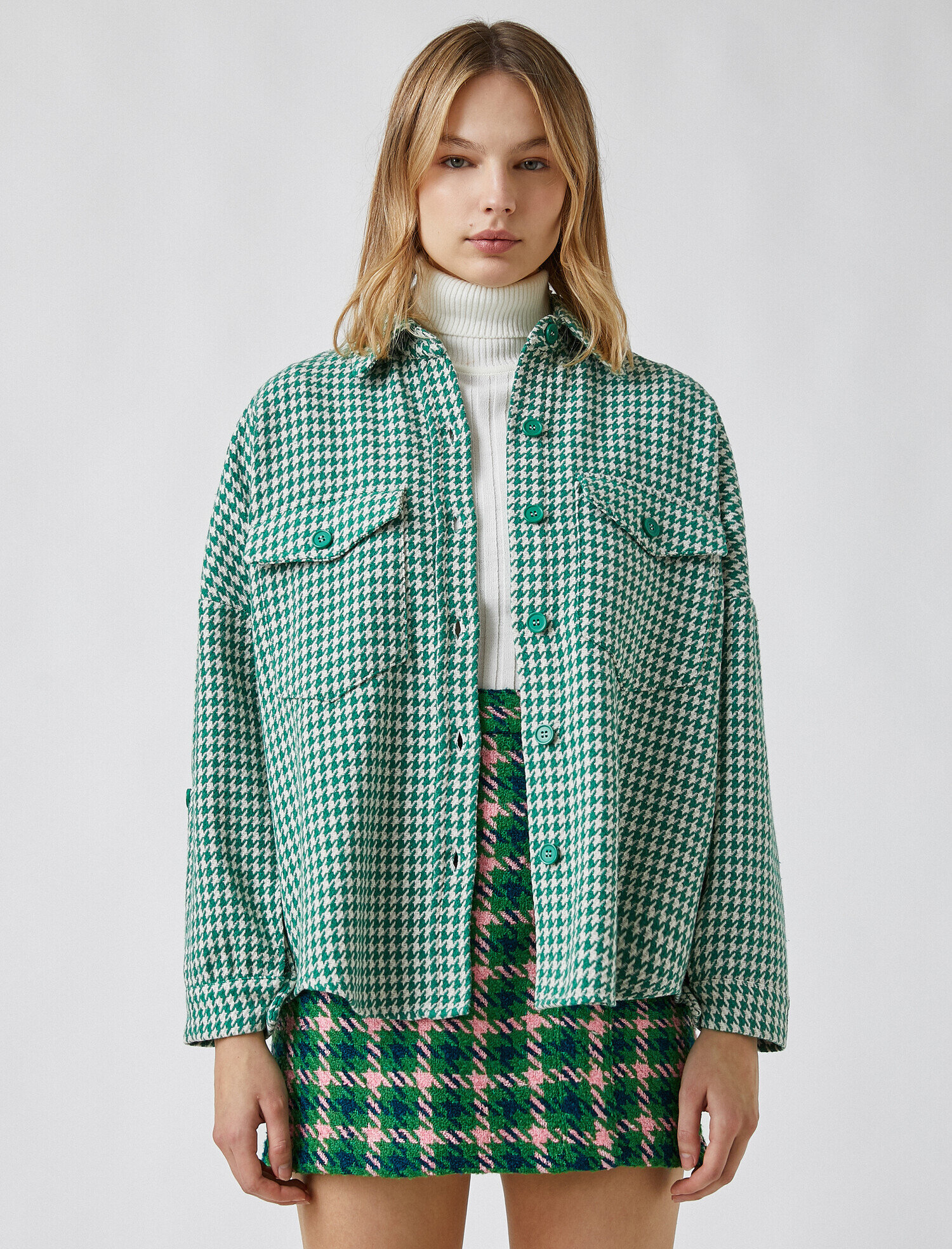   Kareli Gömlek Uzun kollu