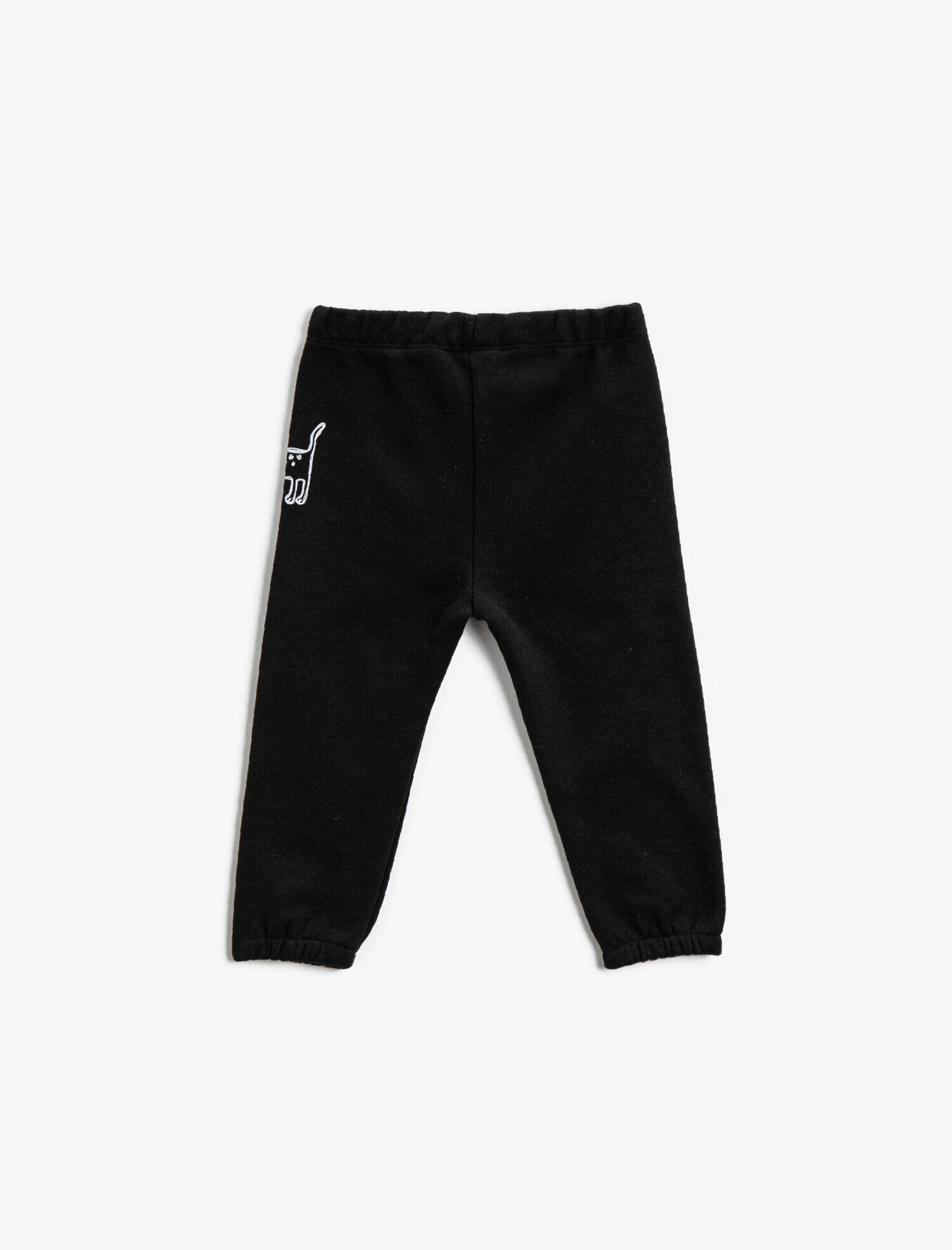  Erkek Bebek Beli Lastikli Eşofman Altı Baskılı