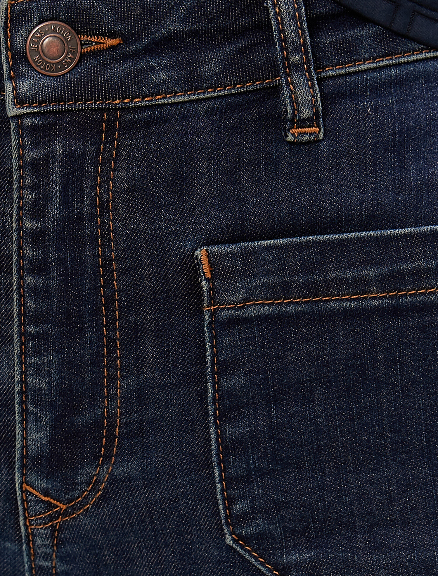   Yüksek Bel İspanyol Paça Kot Pantolon