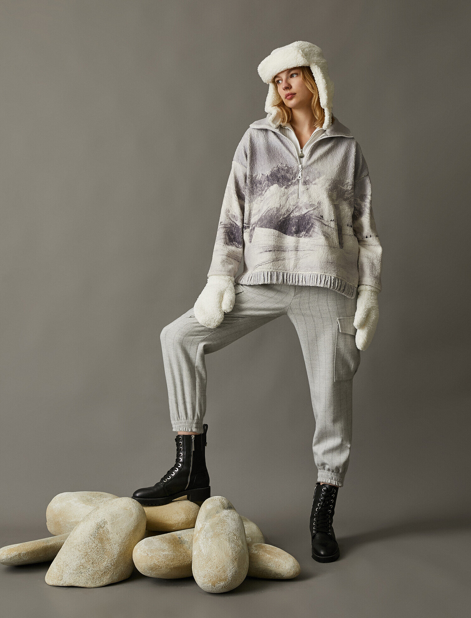   Kargo Cepli Jogger Pantolon