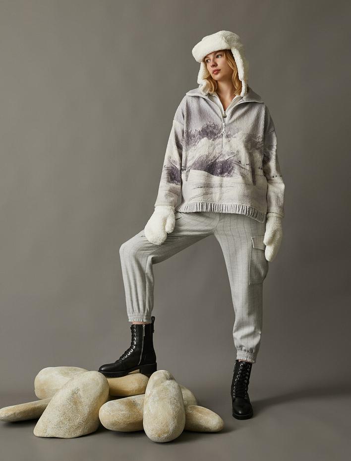  Kargo Cepli Jogger Pantolon