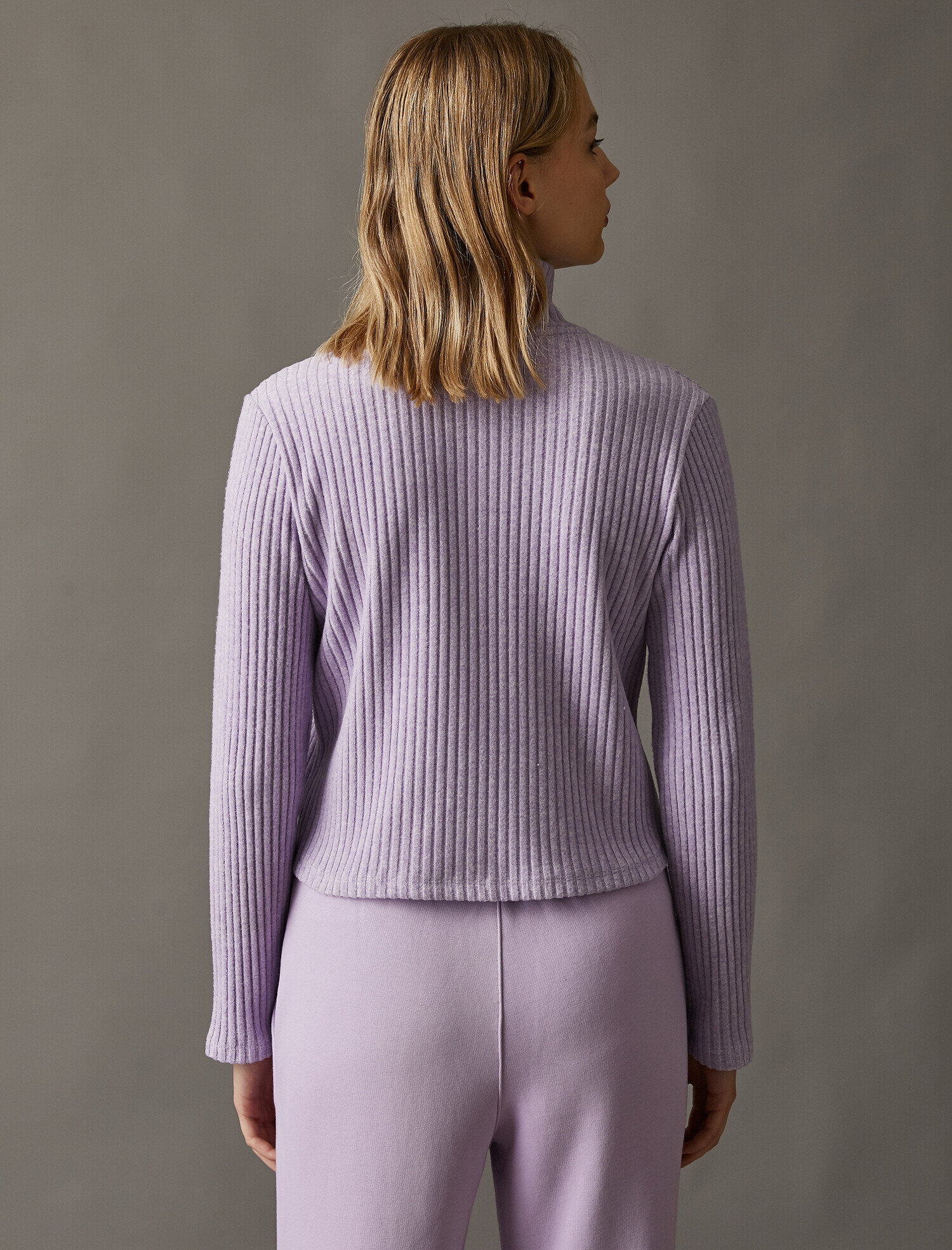   Uzun Kollu Tişört Balıkçı Yaka Fitilli