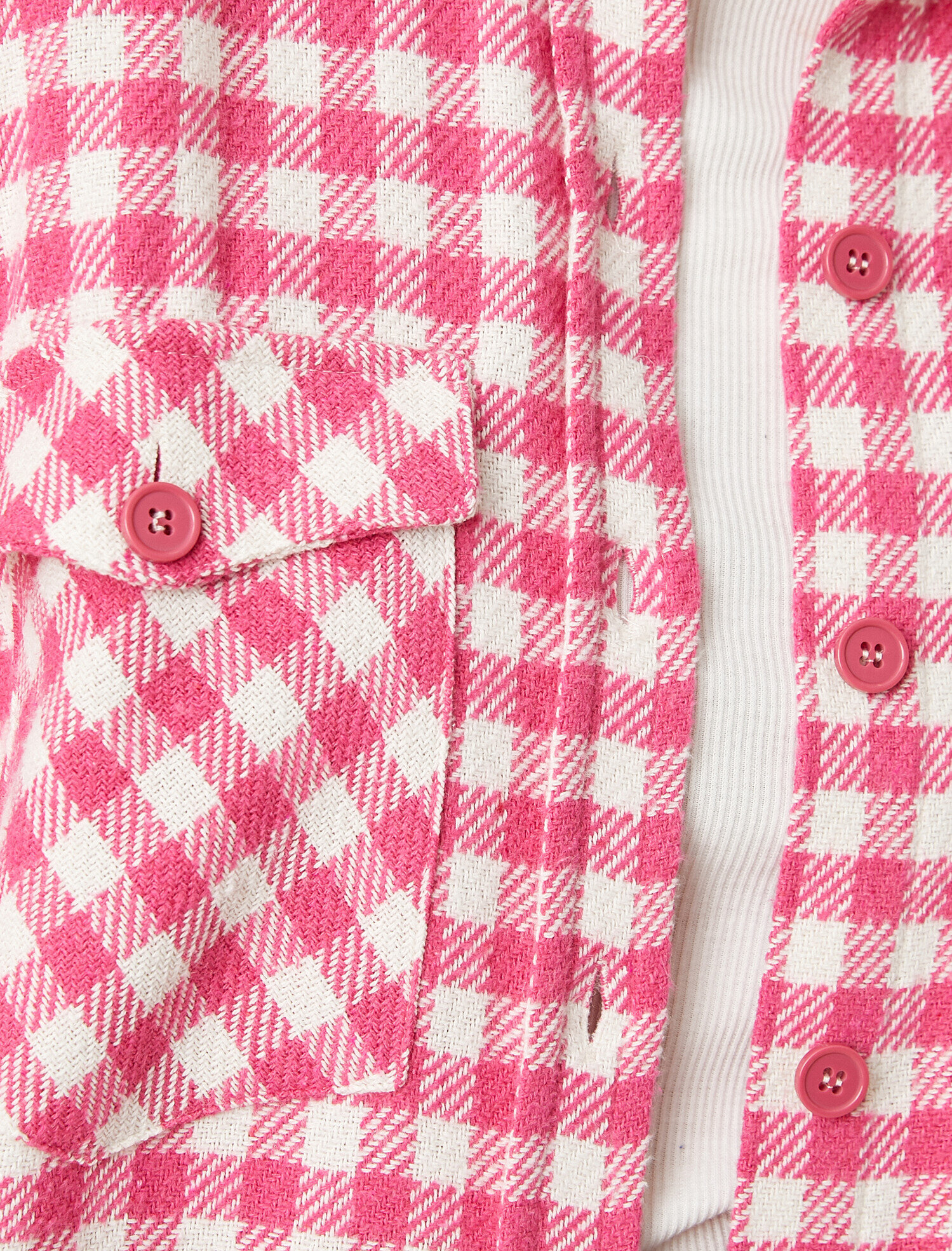 Uzun Kollu Kareli Pamuklu Gömlek