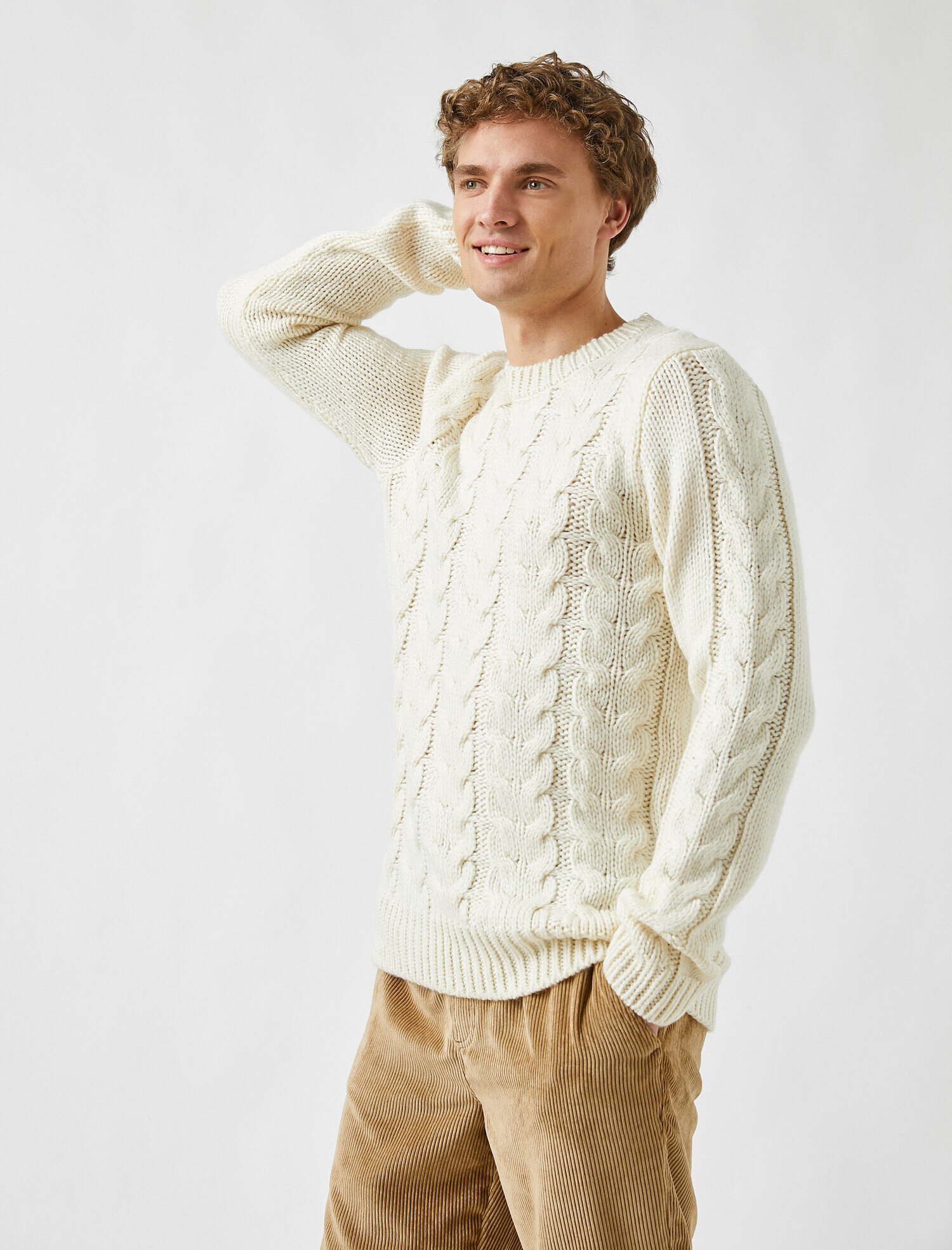   Örgü Desenli Kazak