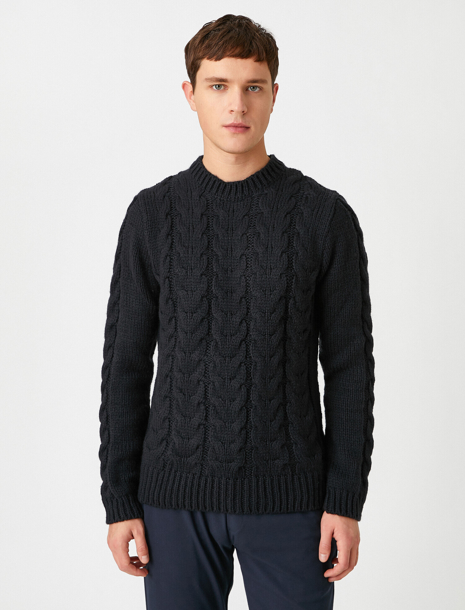   Örgü Desenli Kazak