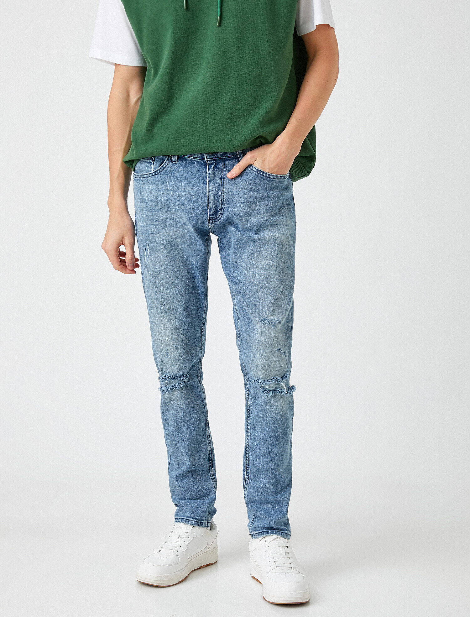   Skinny Fit Kot Pantolon - Michael Jean