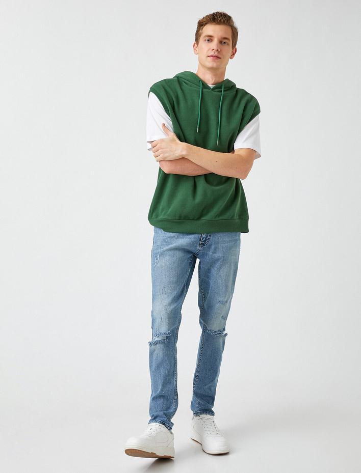  Skinny Fit Kot Pantolon - Michael Jean