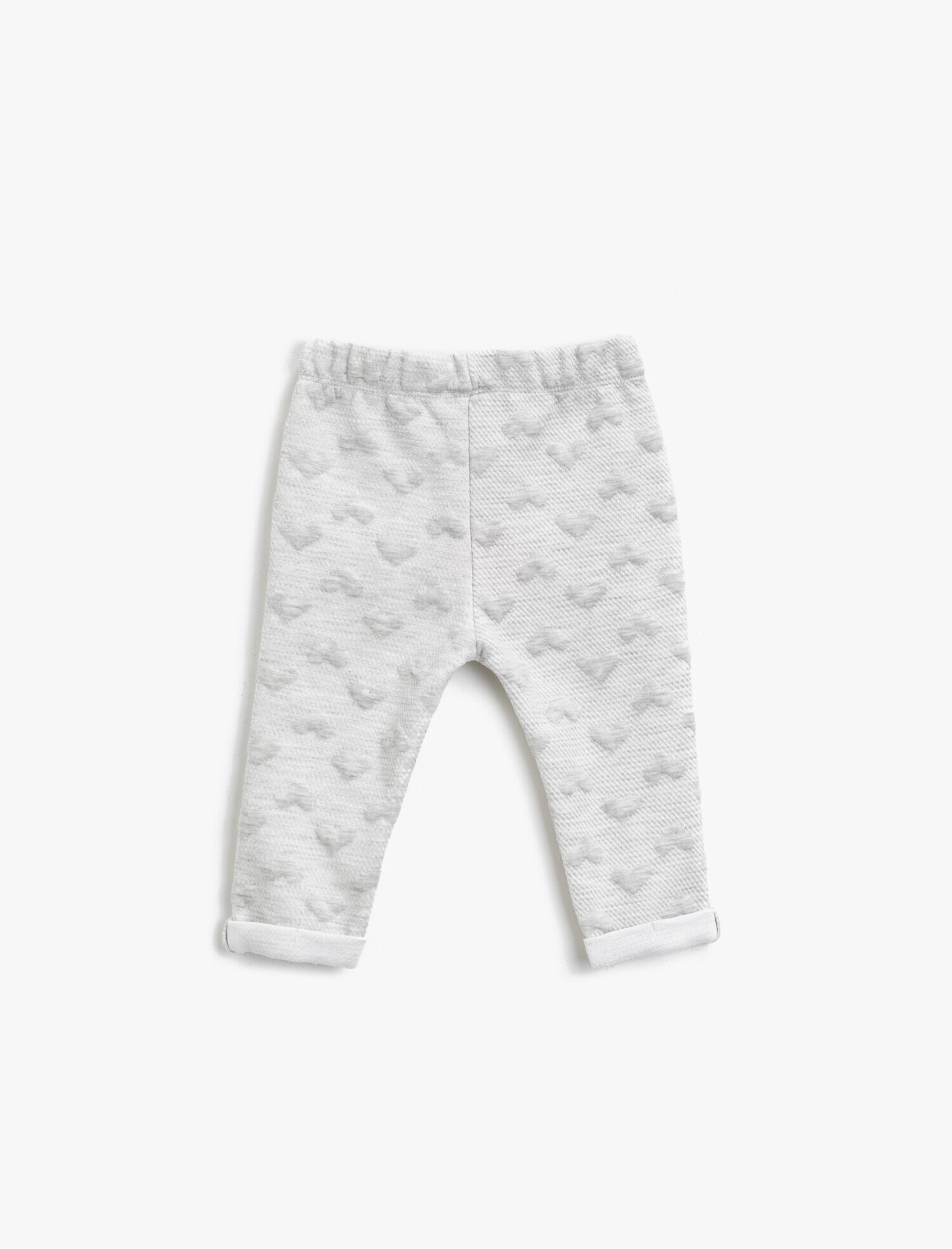  Kız Bebek Pamuklu Desenli Normal Bel Eşofman Altı