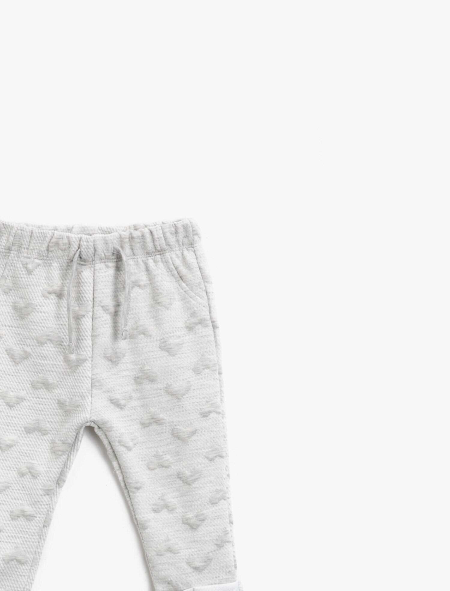  Kız Bebek Pamuklu Desenli Normal Bel Eşofman Altı