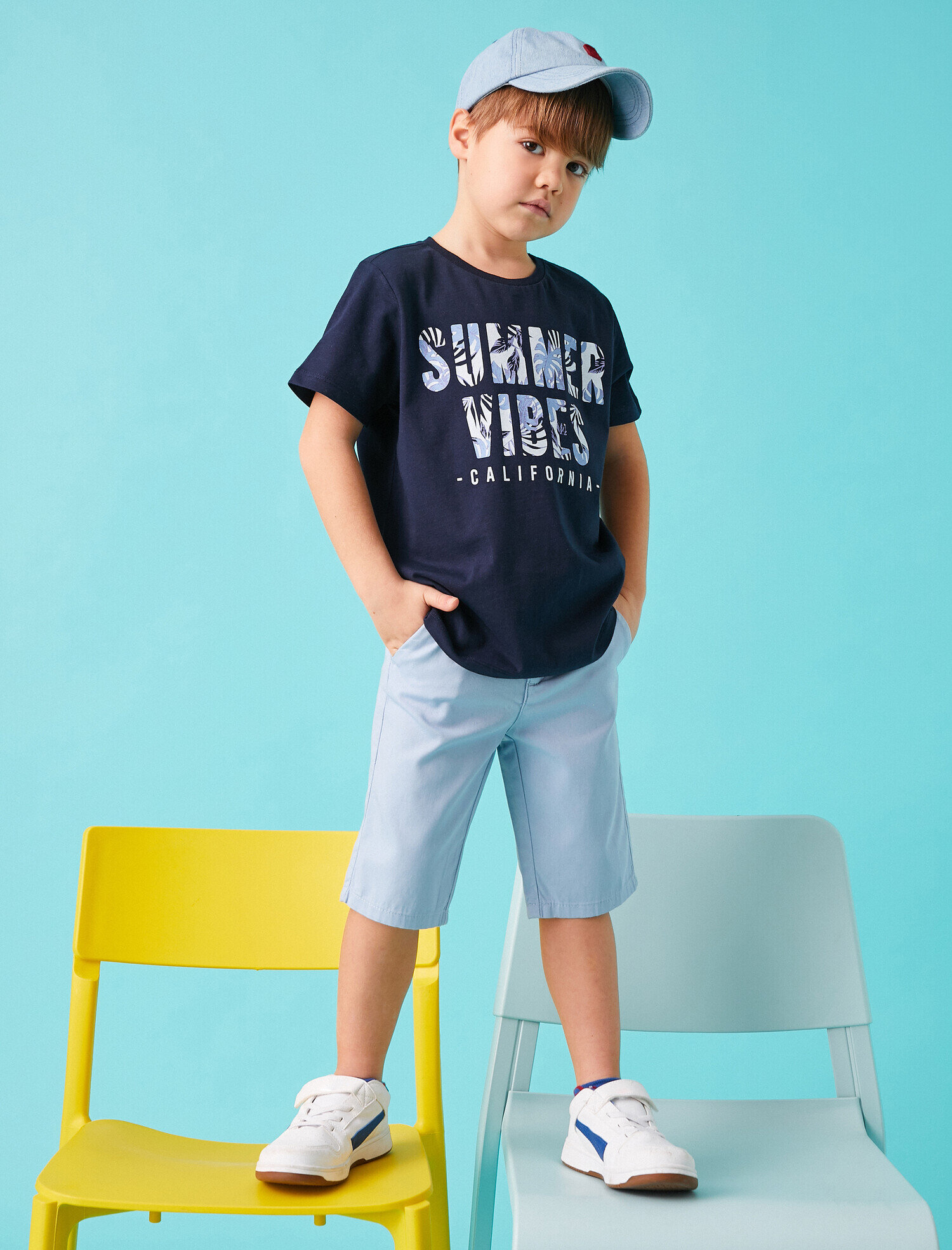  Erkek Çocuk Pamuklu Şort