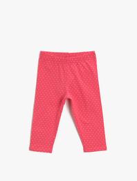 Puantiyeli Tayt Pamuklu