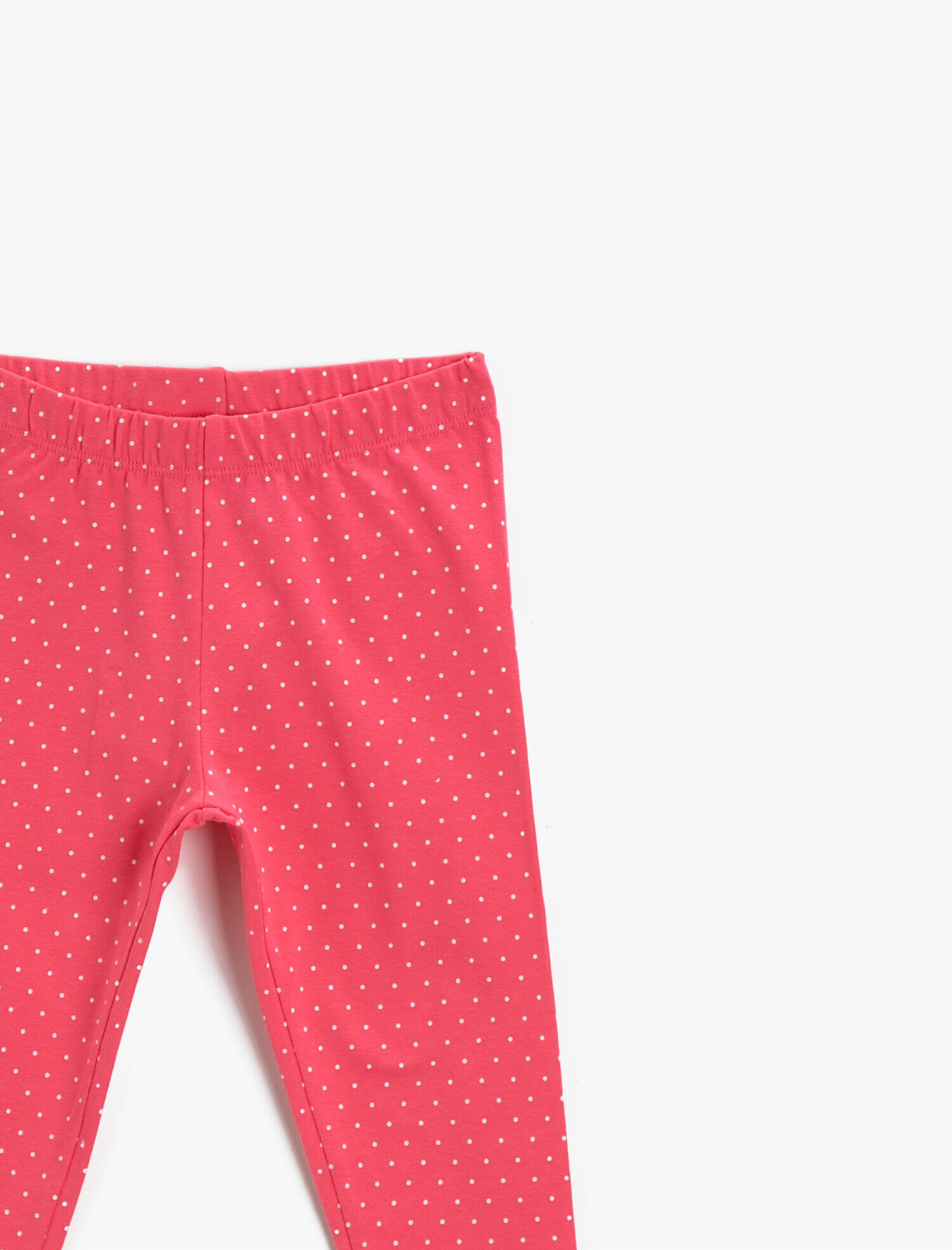  Kız Çocuk Puantiyeli Tayt Pamuklu