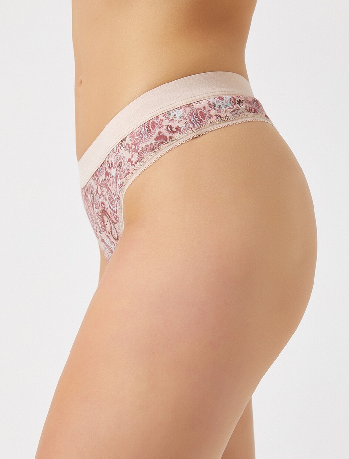  Pamuklu Basic String Külot