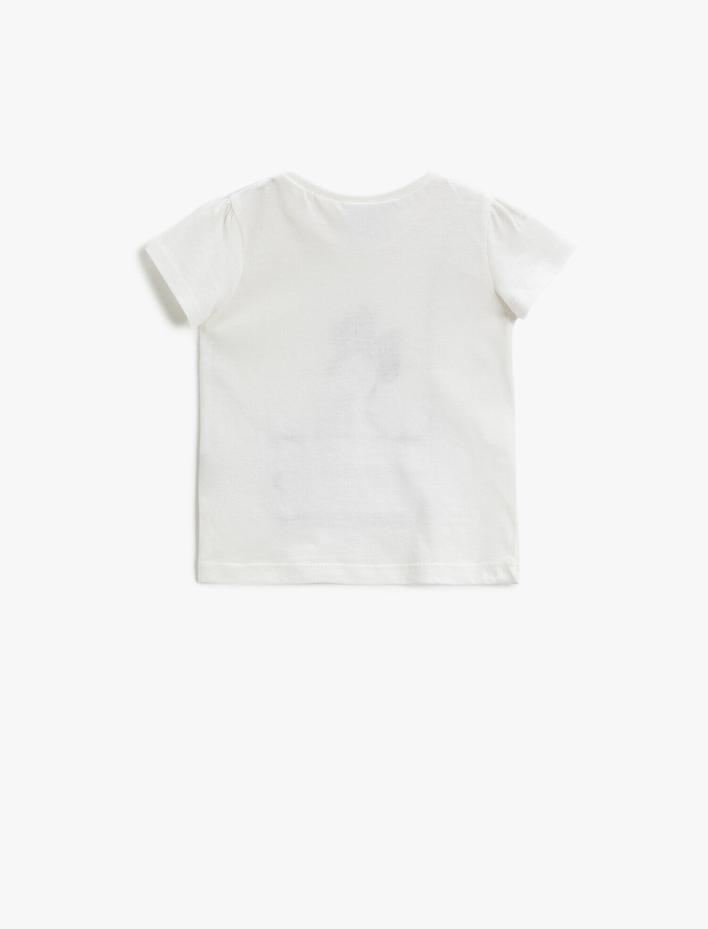 Kız Bebek Mickey Mouse Tişört Lisanslı Pamuklu