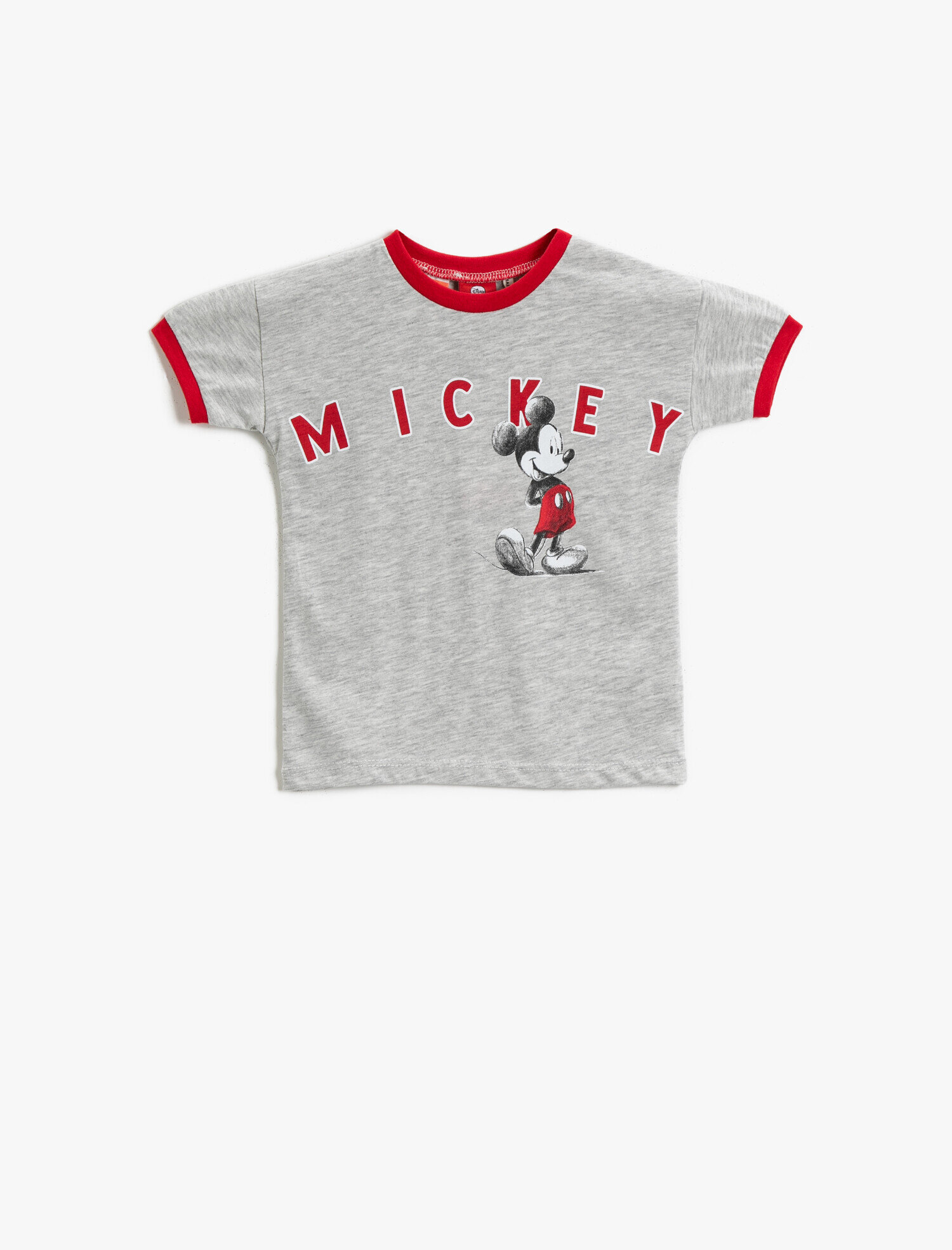  Erkek Bebek Mickey Mouse Lisanslı Tişört Pamuklu