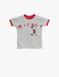 Mickey Mouse Lisanslı Tişört Pamuklu