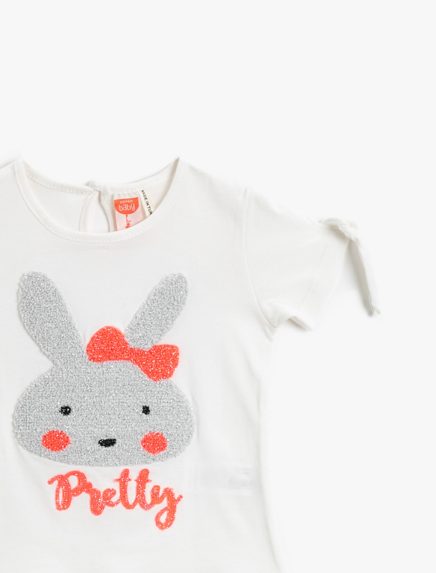  Kız Bebek Baskılı Tişört Pamuklu