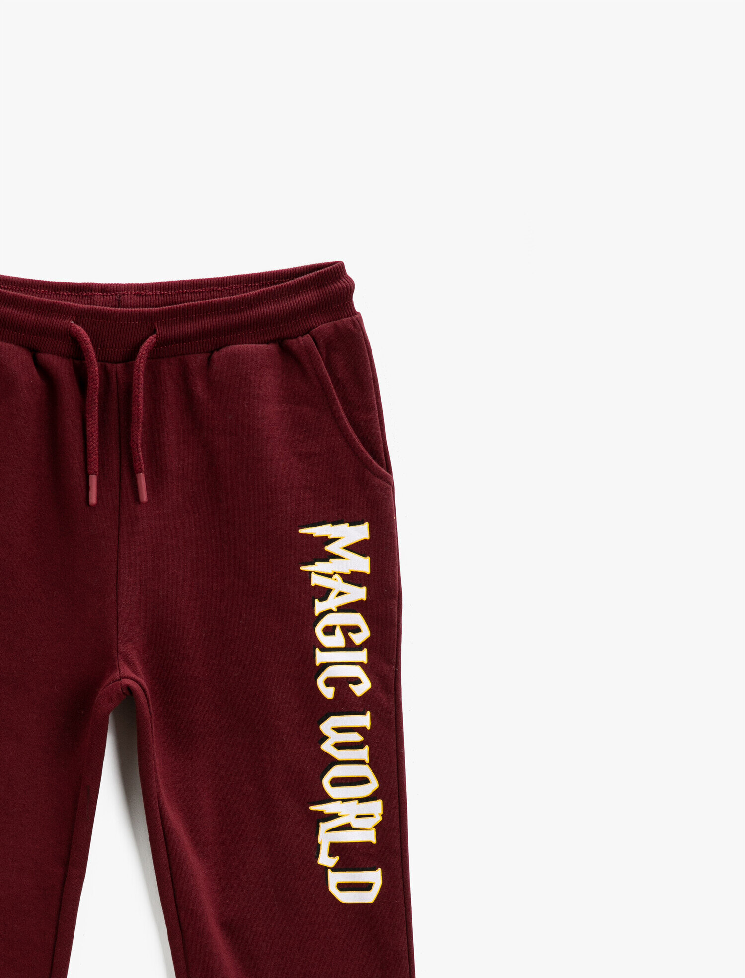  Erkek Çocuk Baskılı Jogger Eşofman Altı Beli Bağlamalı