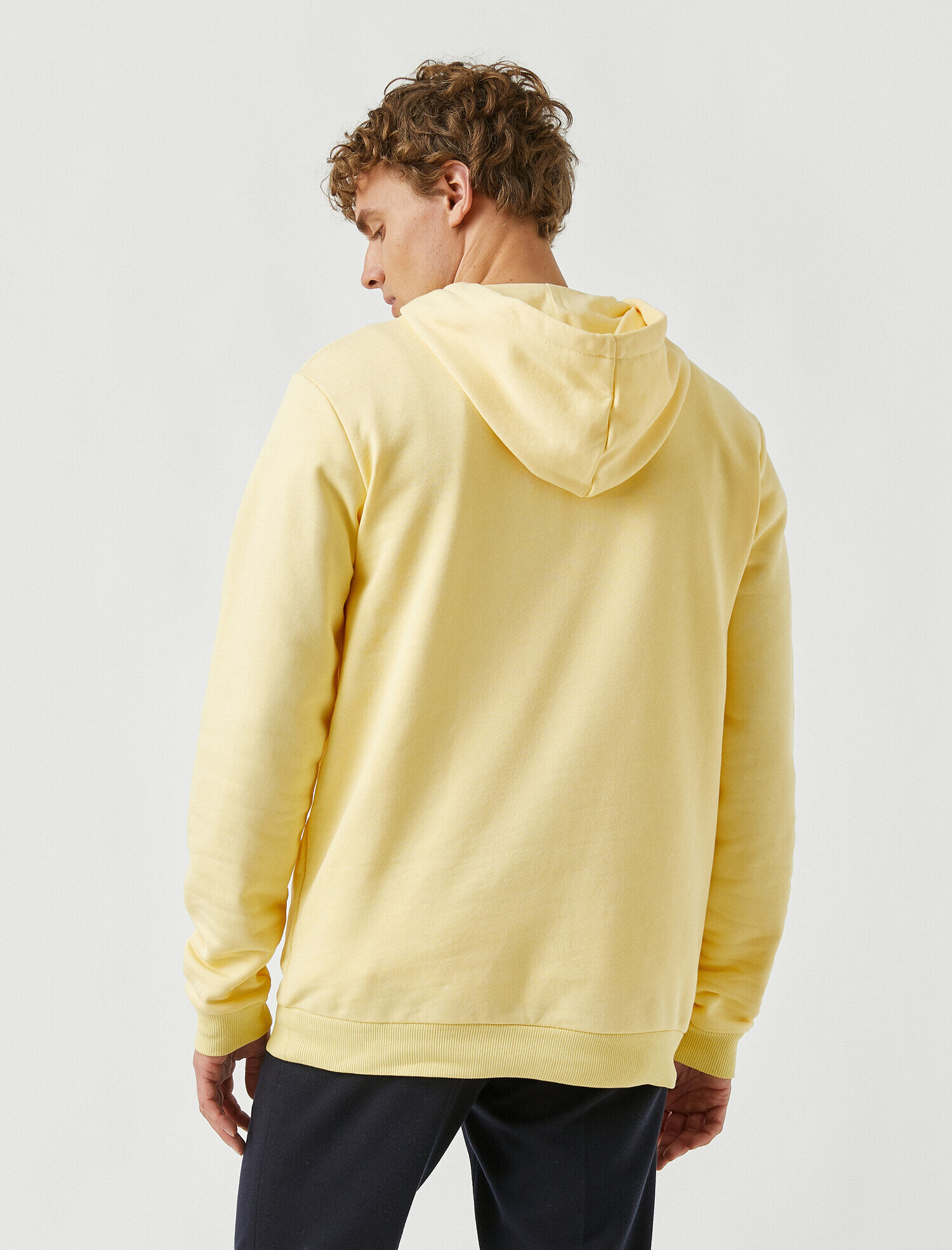   Baskılı Kapüşonlu Sweatshirt Pamuklu