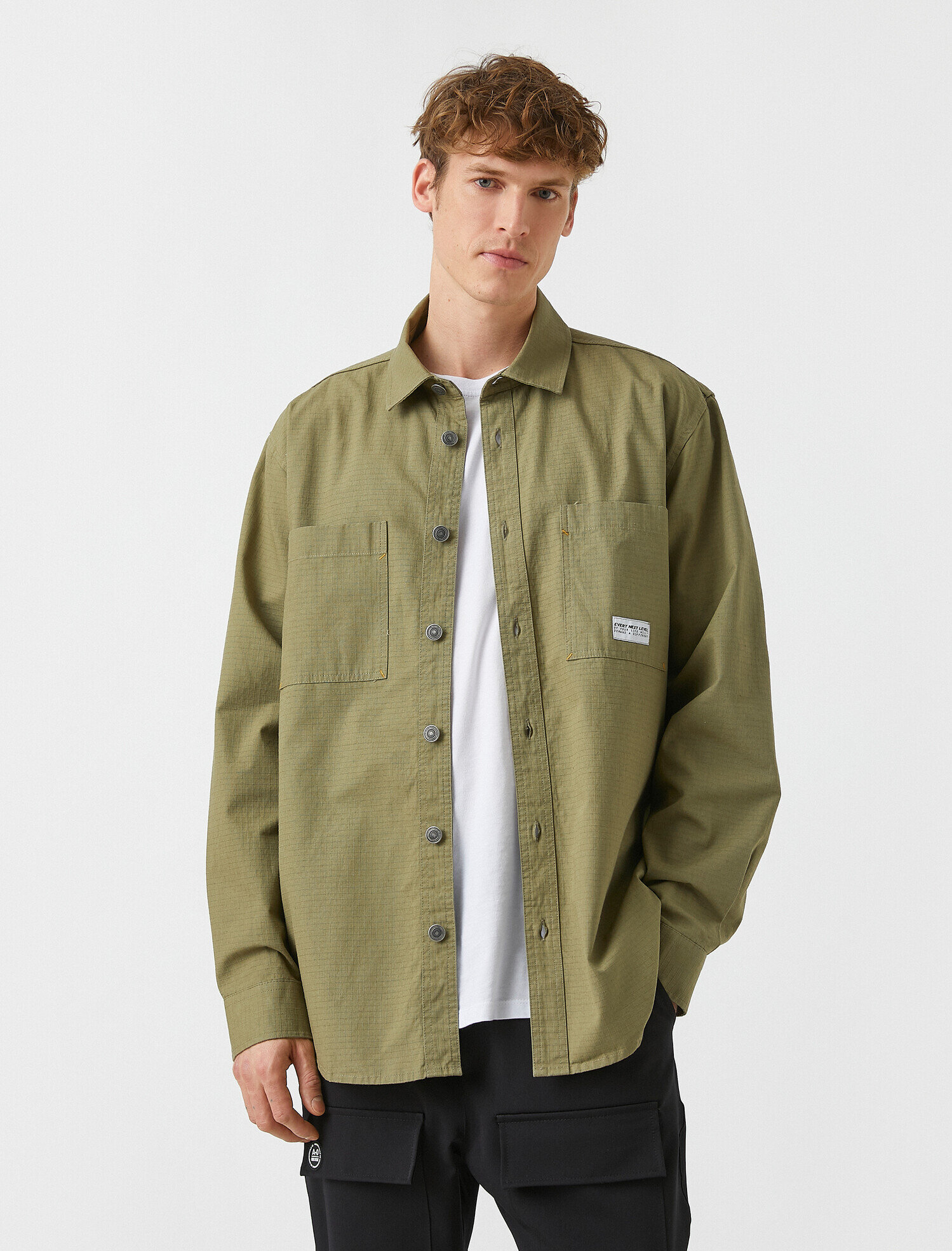   Cepli Oversize Gömlek